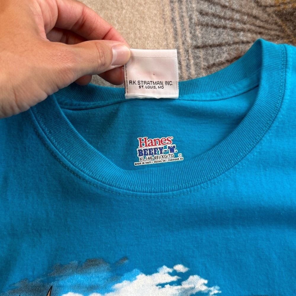Harley-Davidson Honolulu Hawaii Eagle Ride in Paradise Blue T-Shirt Mens XL - Picture 4 of 8